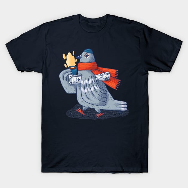 City Pigeon T-Shirt by Tania Tania